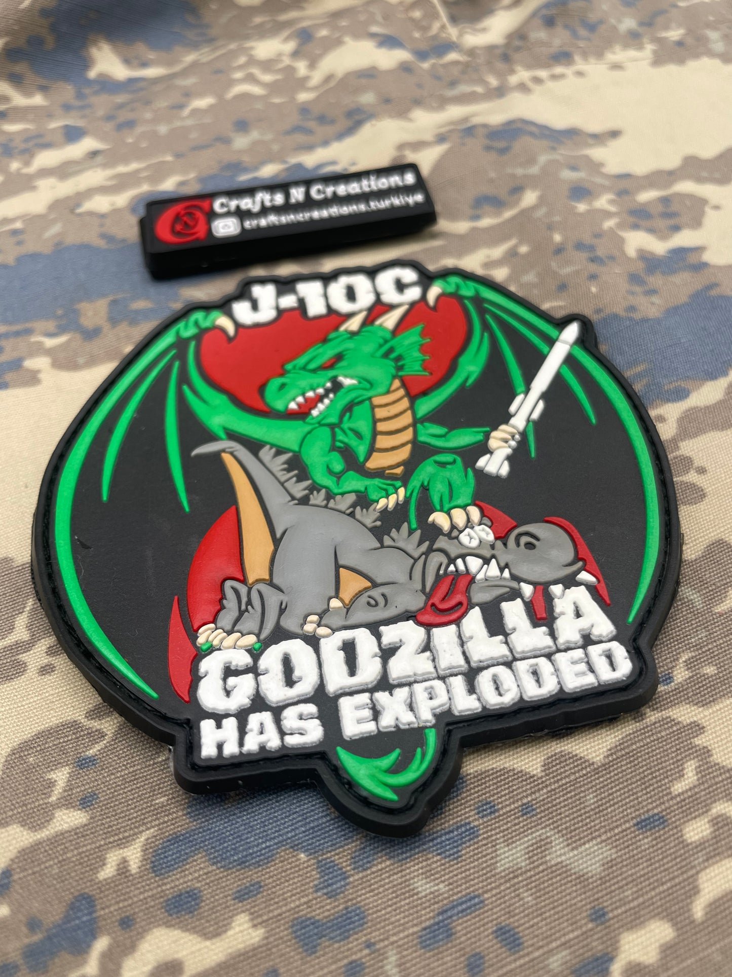 PAF J-10C Godzilla Has Exploded Patch
