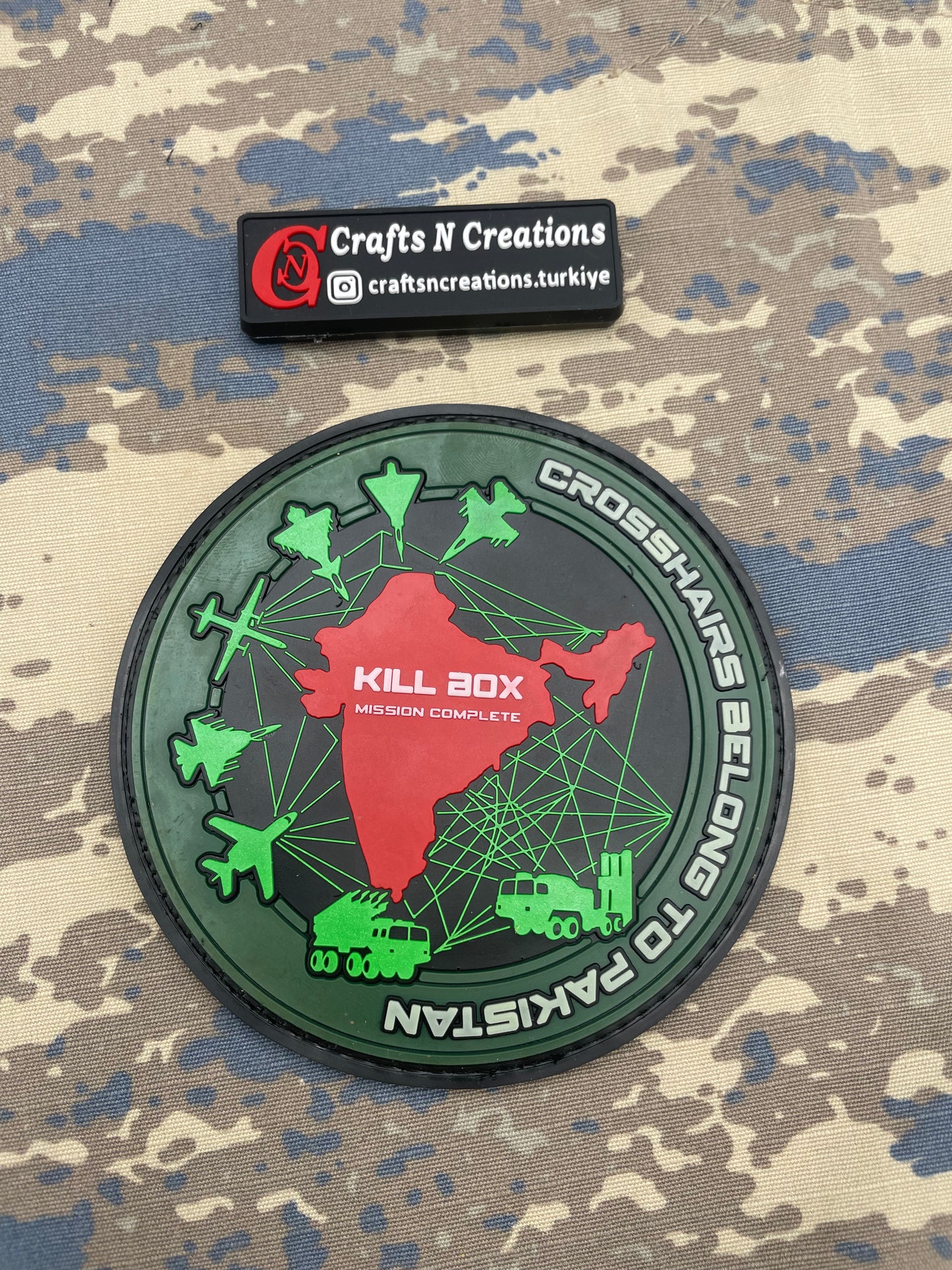 PAF Kill Box Patch (GLOWS IN DARK)