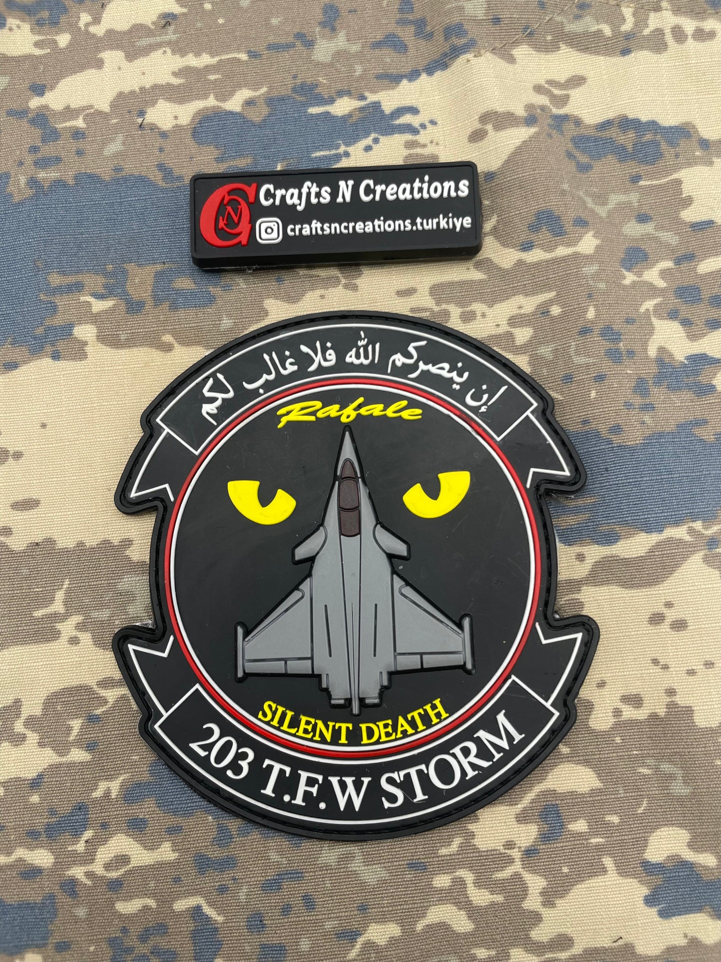EGYPT Air Force Rafale 203sq Patch
