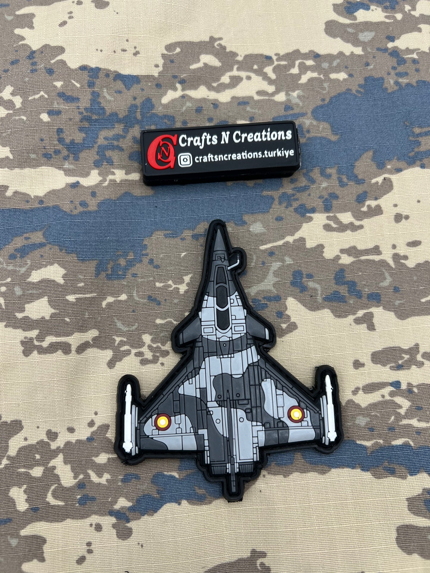 Qatar Air Force Rafale Silhouette Patch