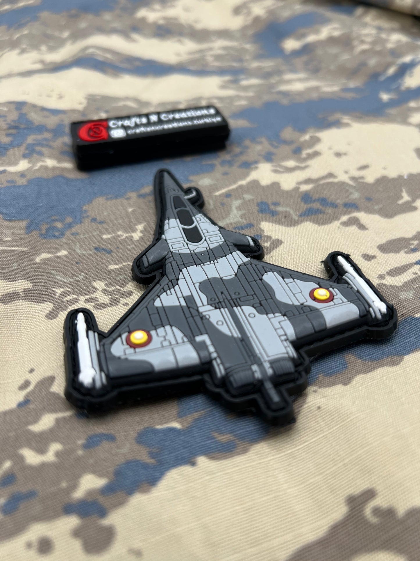 Qatar Air Force Rafale Silhouette Patch