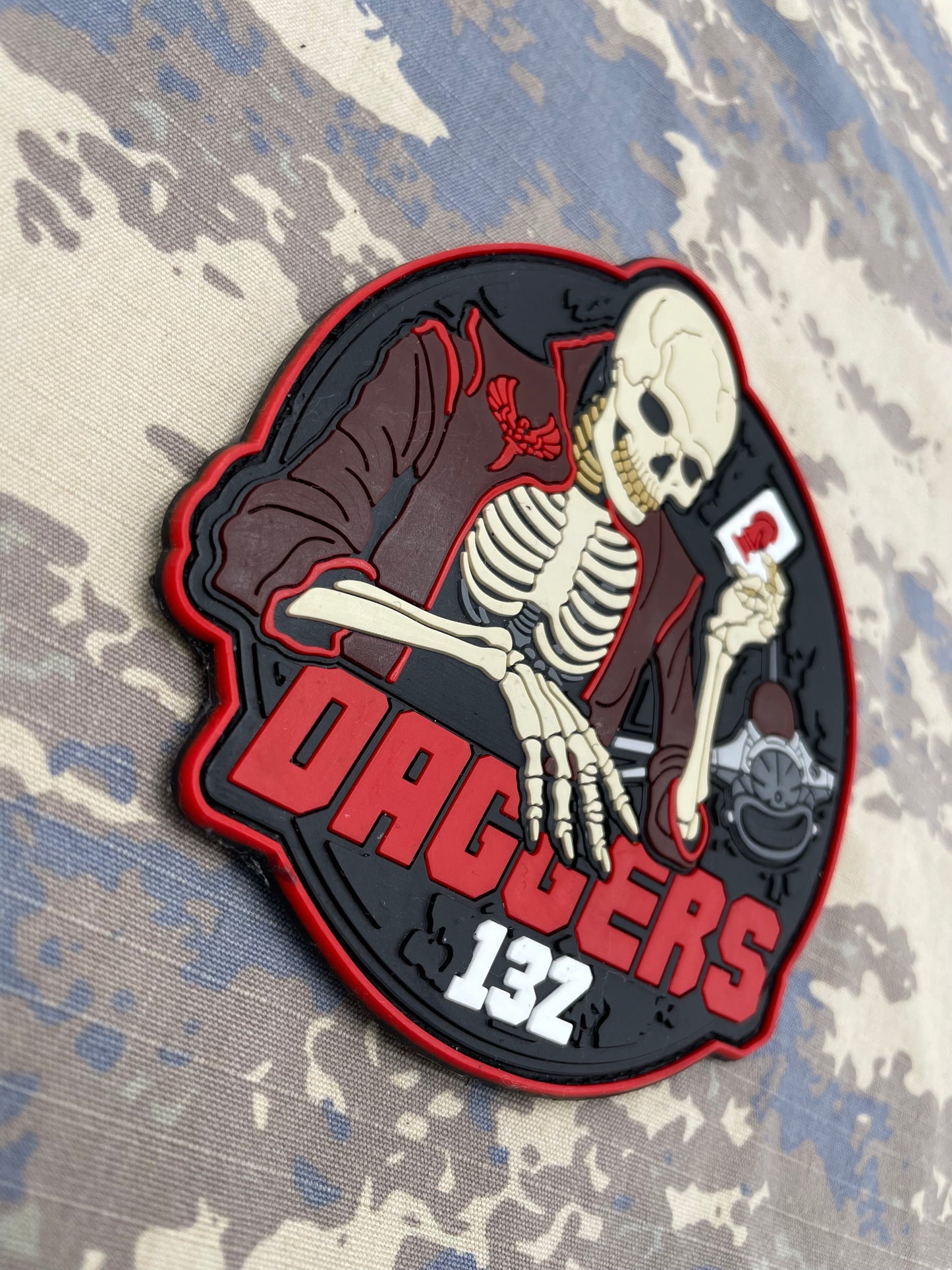 F-16 DAGGERS 132 SQ skeleton patch