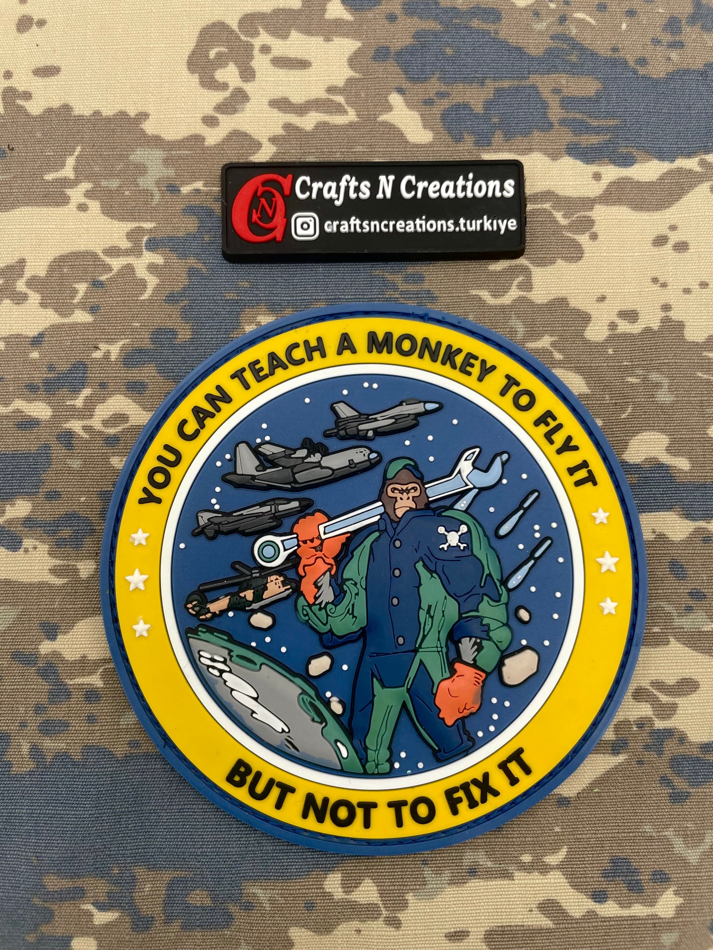 Aircraft Maintenance Engineer patch- Monkey