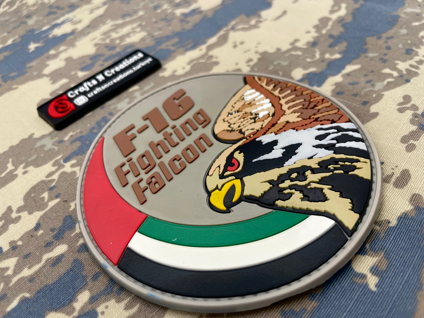 UAE SWIRL patch #fighting-falcon 1