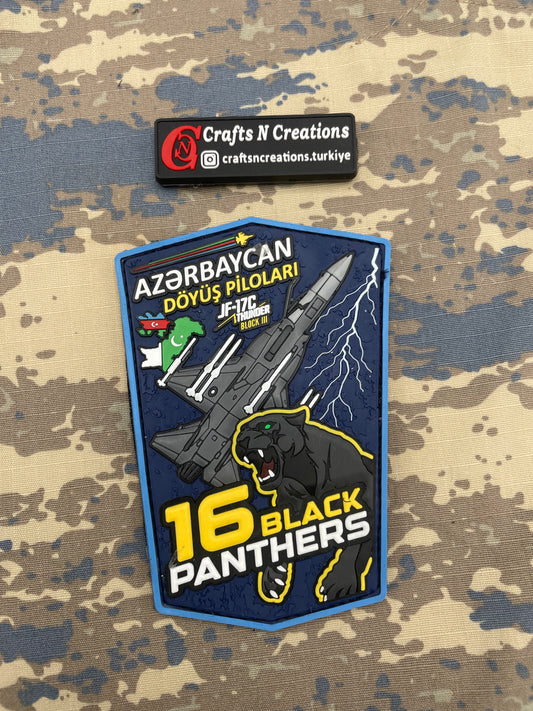 Azerbaijan Air Force Jf-17 Black Panthers Patch