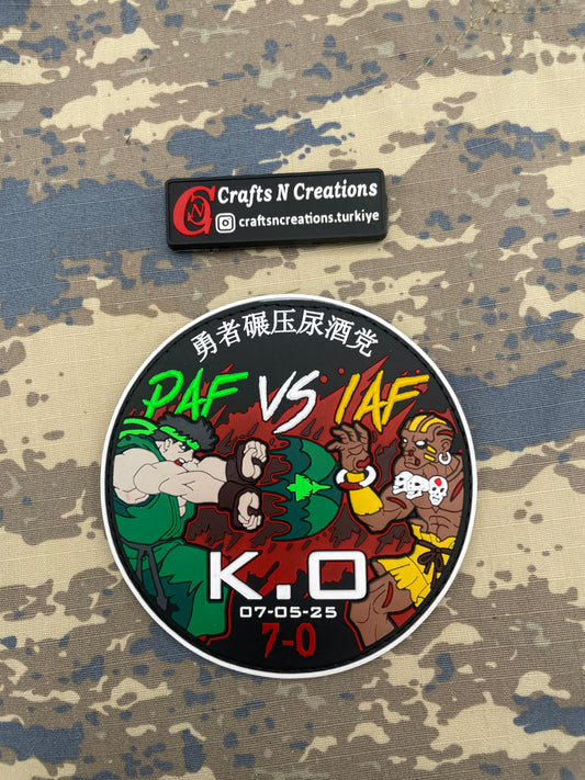 PAF Vs IAF 7-0 K.O Patch