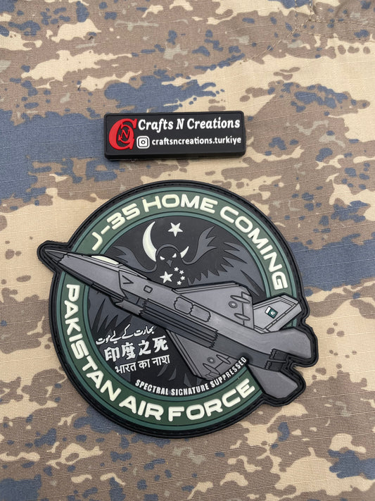 PAF J-35 Patch (GLOWS IN DARK)
