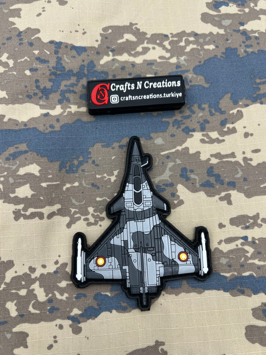 Qatar Air Force Rafale Silhouette Patch