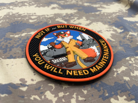 Aircraft maintenance  Italian patch