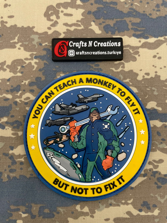Aircraft Maintenance Engineer patch- Monkey
