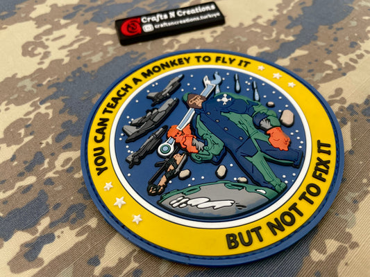 Aircraft Maintenance Engineer patch- Monkey