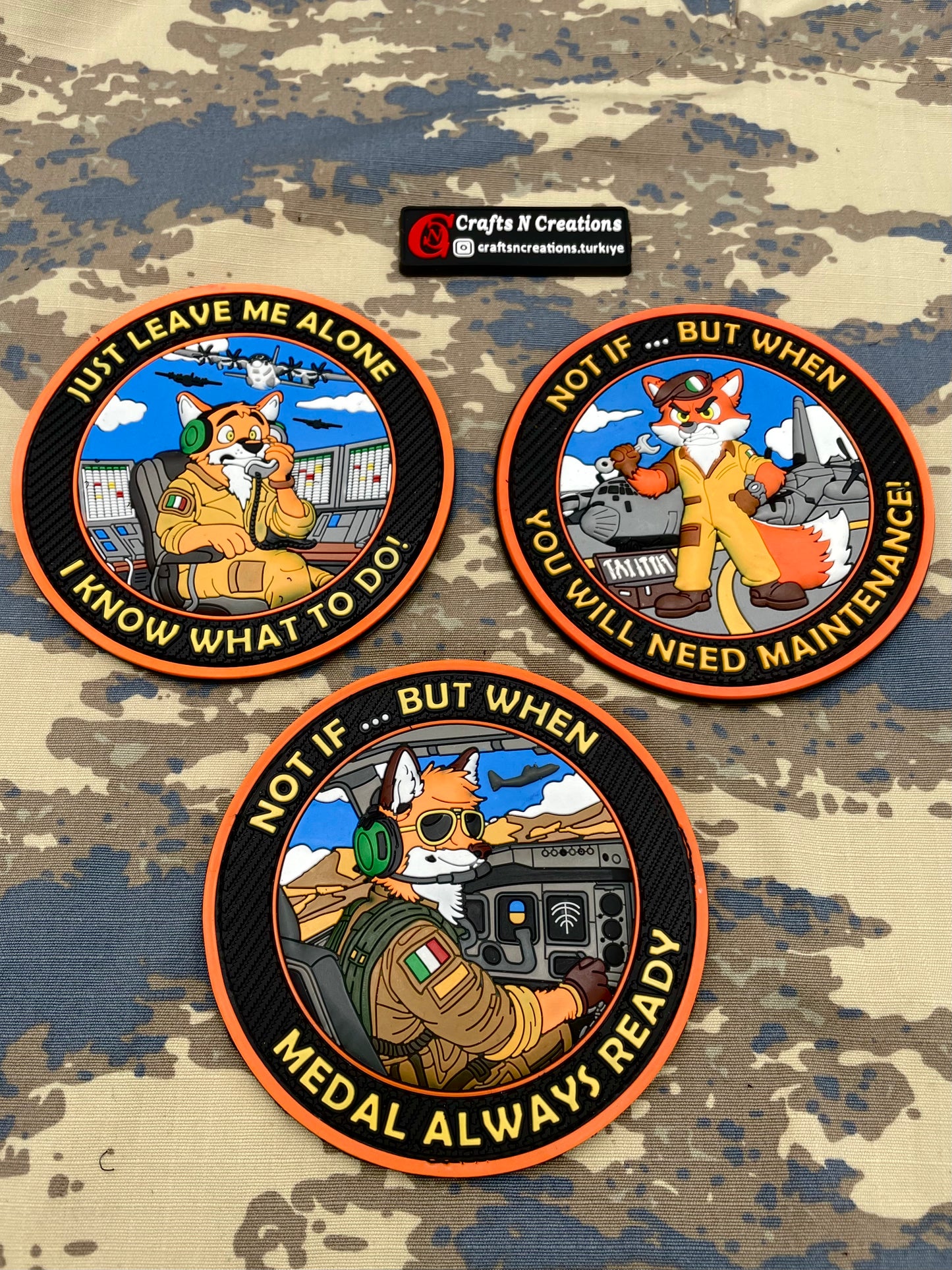 Aircraft maintenance  Italian patch